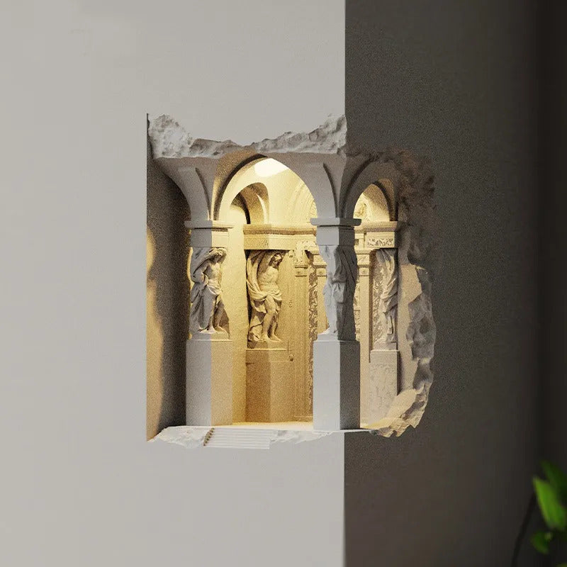 ATLANTIS CORNER WALL SCONCE