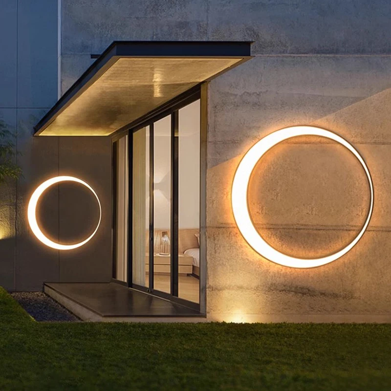 MOON OUTDOOR WALL LAMP - ALDAWHOMES