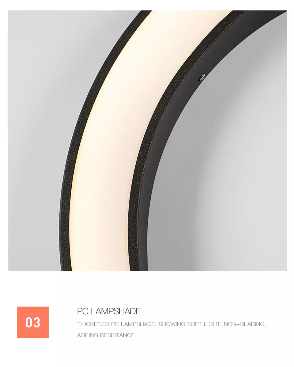 MOON OUTDOOR WALL LAMP - ALDAWHOMES