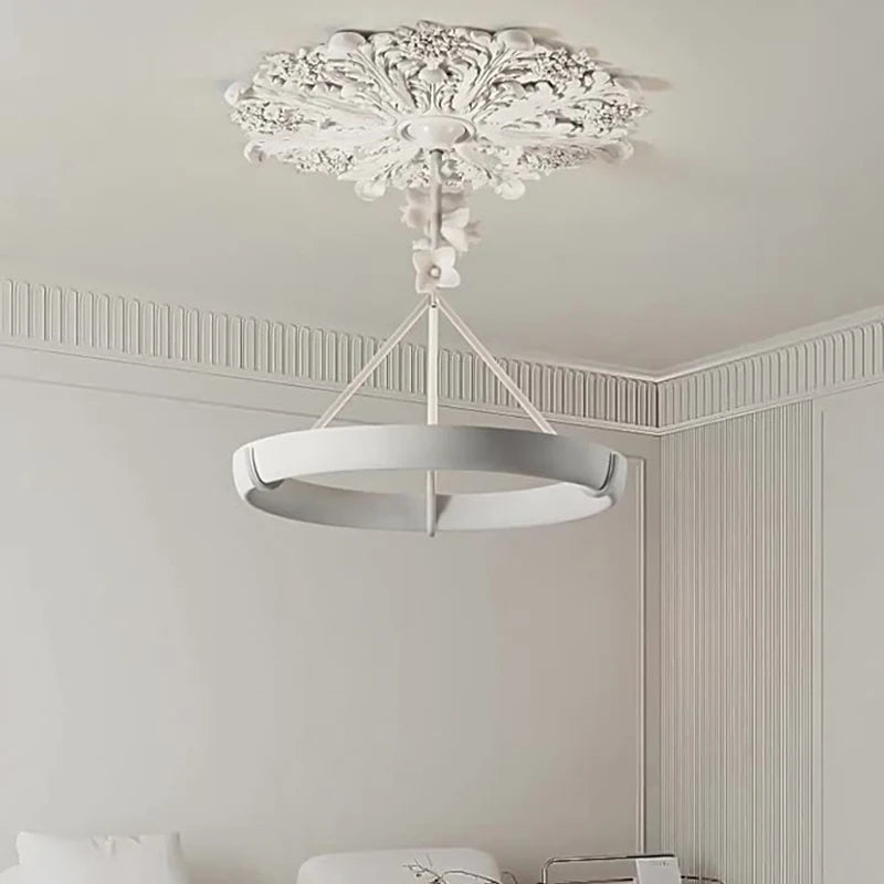 TINSLEY PLASTER CHANDELIER