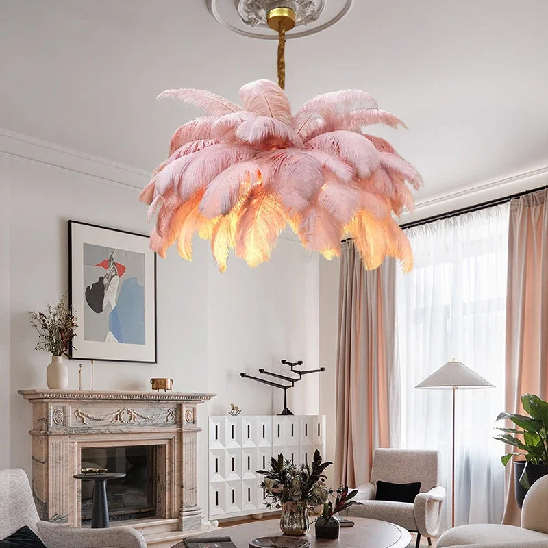 NORDIC FEATHER CHANDELIER