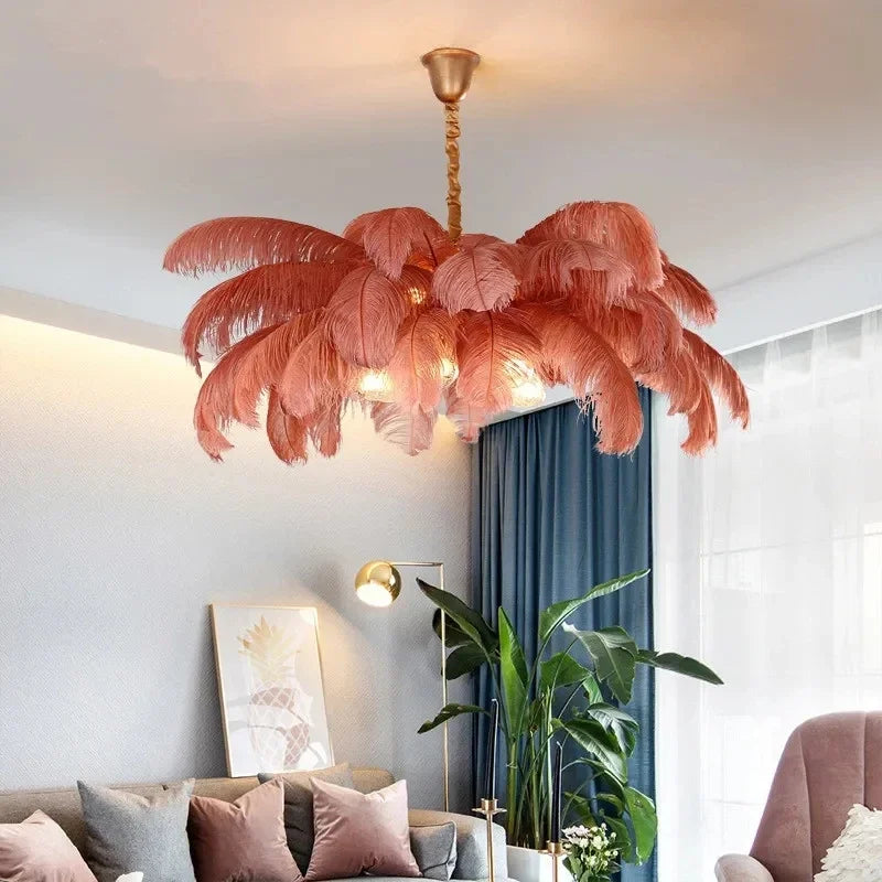 NORDIC FEATHER CHANDELIER