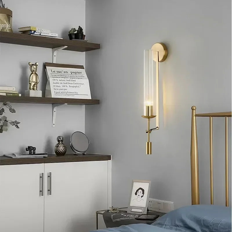 ELEGANT COPPER WALL LIGHT