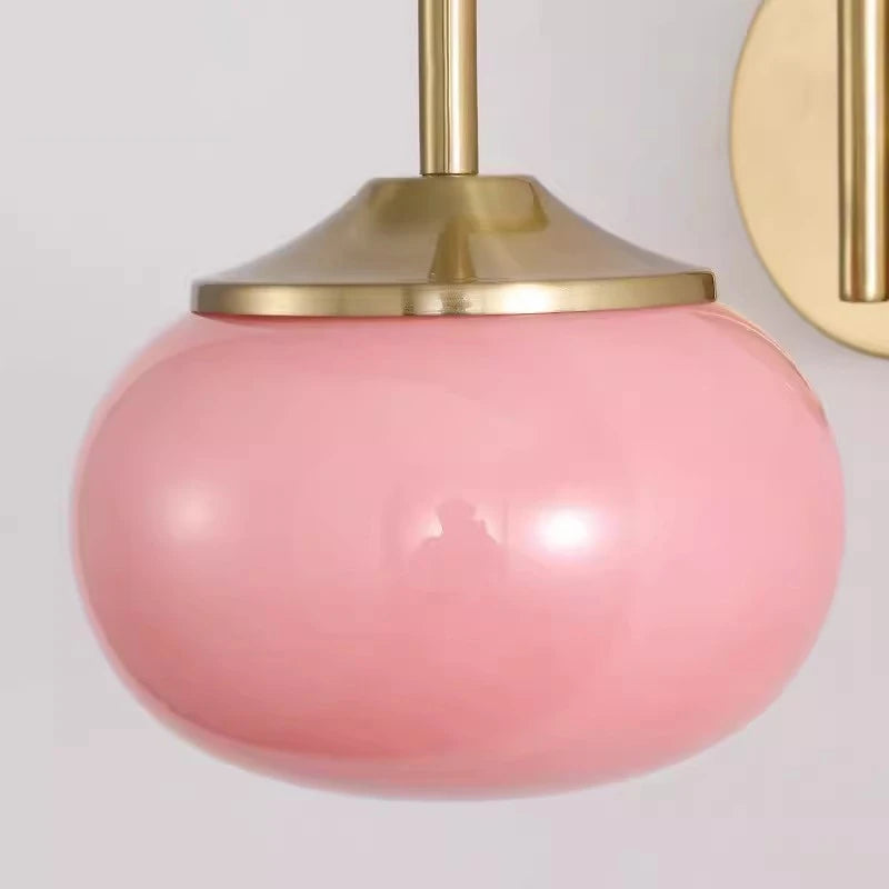 STURDY DURABLE GLOBE WALL LIGHT