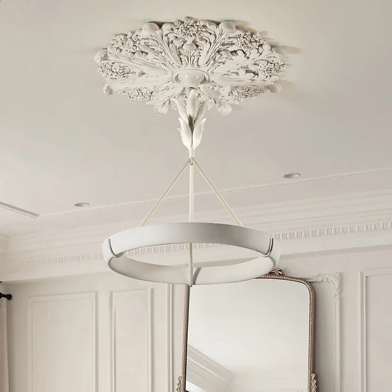 TINSLEY PLASTER CHANDELIER