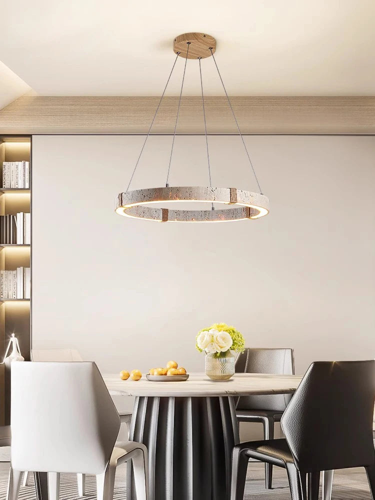 STONE SERIES RING CHANDELIER