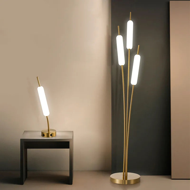  GOLD FLOOR LAMPS 