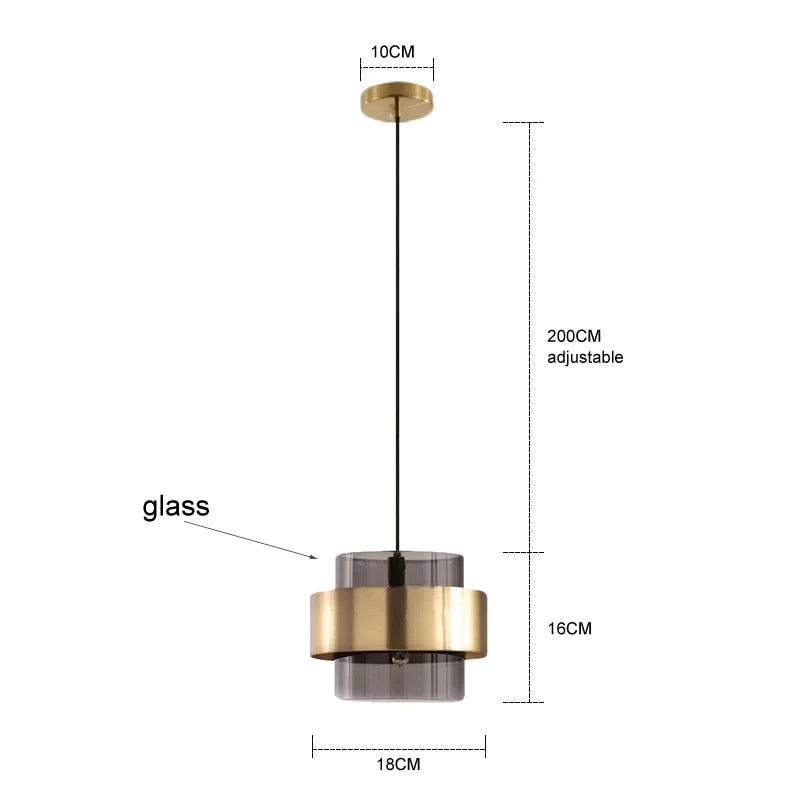 CATALDA GLASS PENDANT LAMPS - ALDAWHOMES