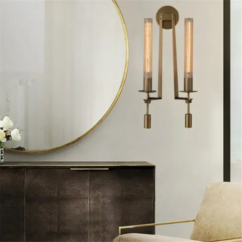 ELEGANT COPPER WALL LIGHT