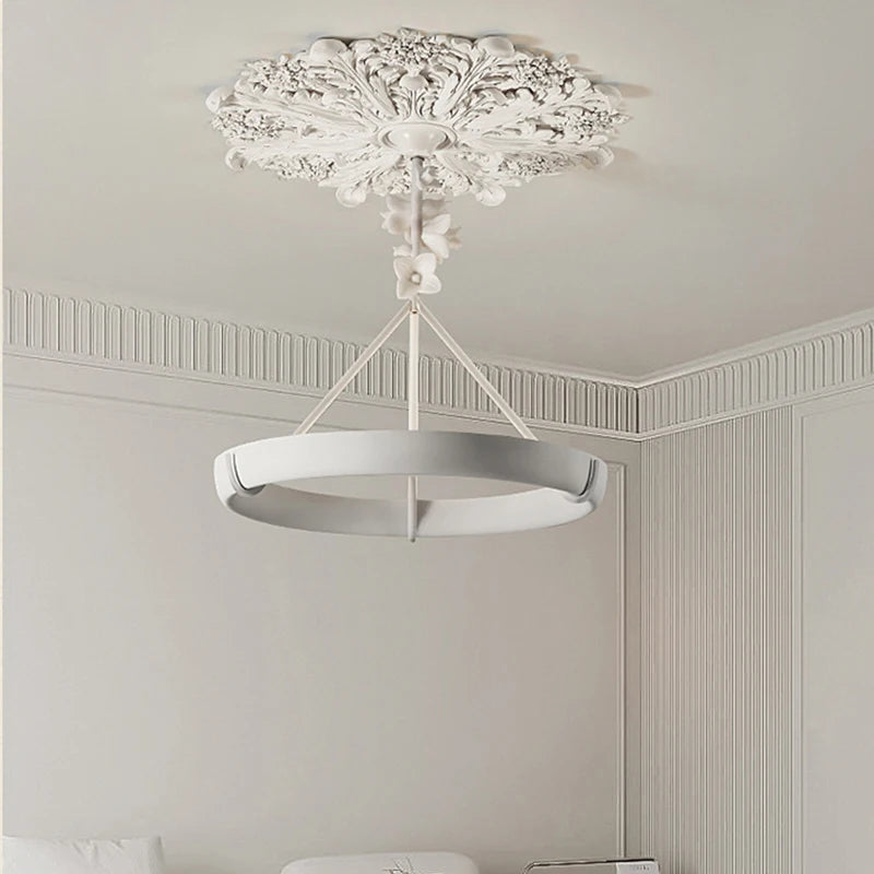 TINSLEY PLASTER CHANDELIER