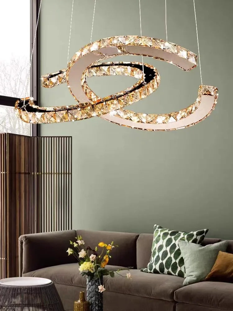 C-LUXE CURVATURE CHANDELIER