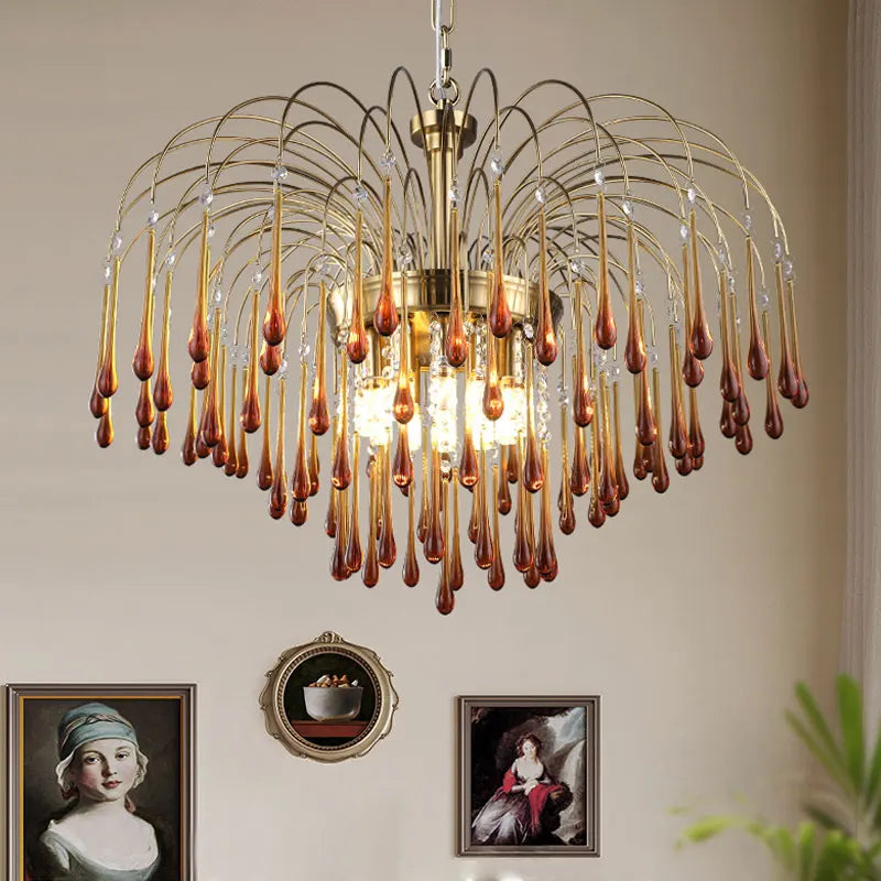 VINTAGE TEARDROP CHANDELIER