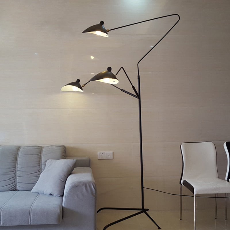 SERGE MOUILLE 3-ARM FLOOR LIGHT