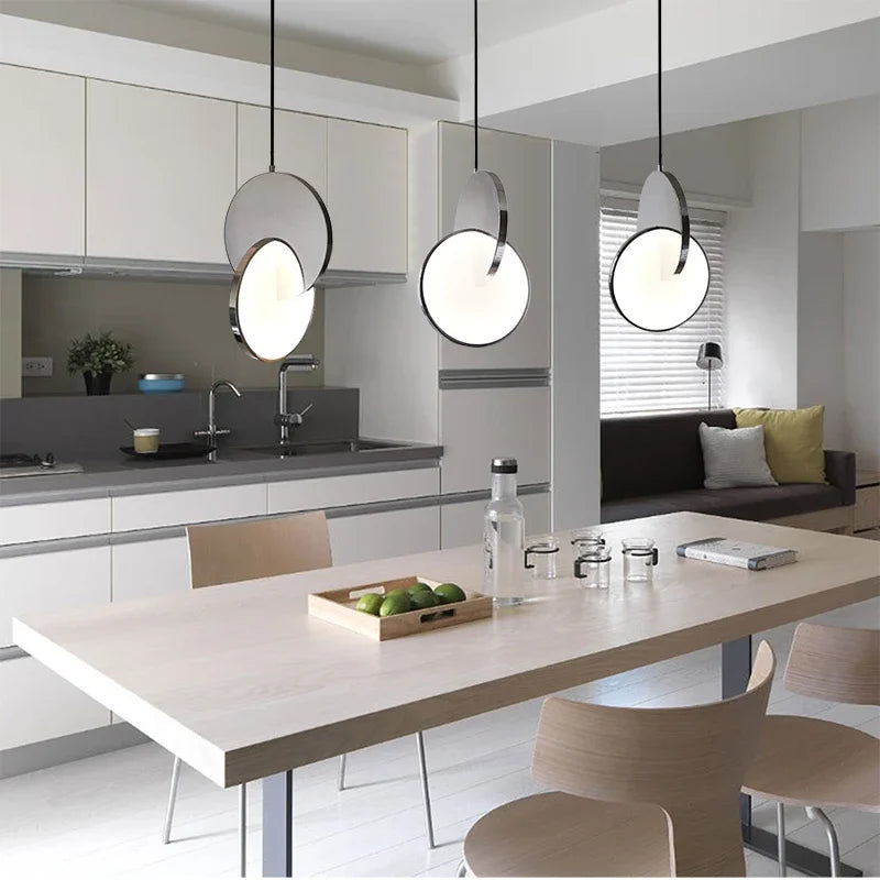 DOUBLE CIRCLE PENDANT LIGHT