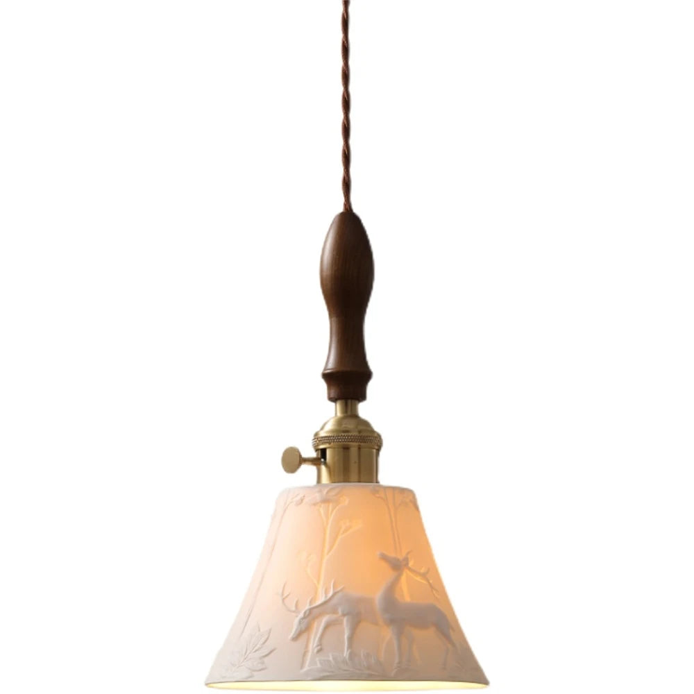 RUSTIC CERAMIC PENDANT LIGHT