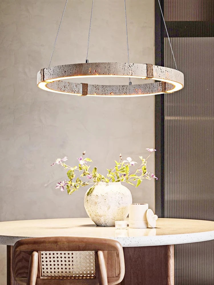 STONE SERIES RING CHANDELIER