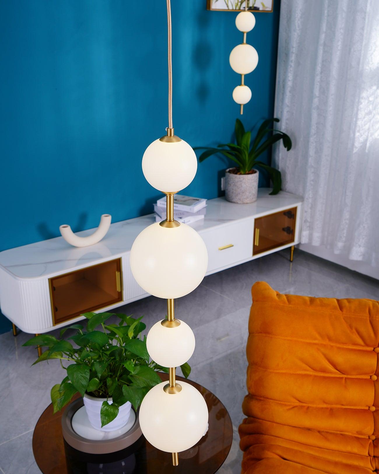 VERTICAL BUBBLES PENDANT LIGHT