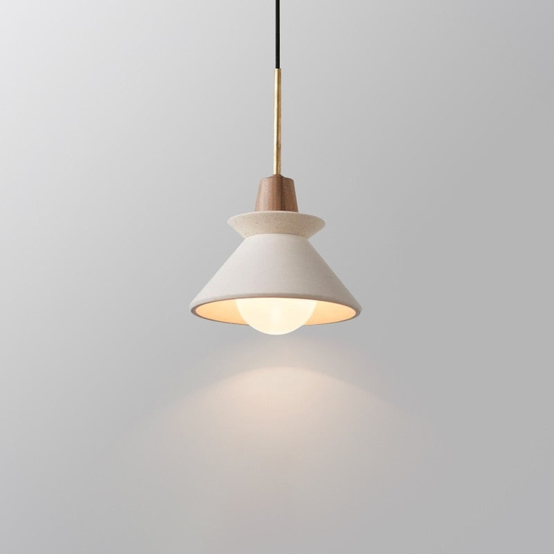 NORDIC CONE CEMENT PENDANT LIGHT -cone pendant light