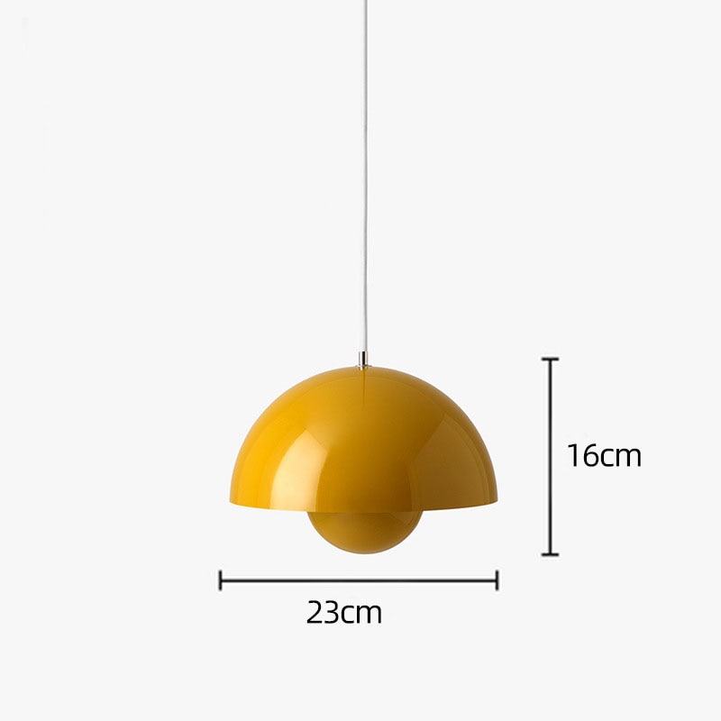 NORDIC SEMICIRCULAR PENDANT LIGHT - retro pendant light