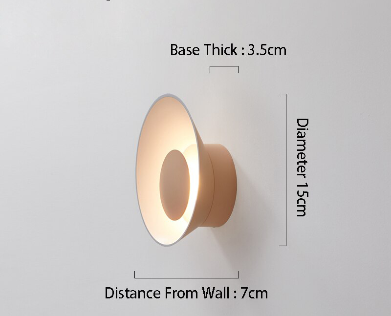 CIRCLE WALL LIGHT - ALDAWHOMES