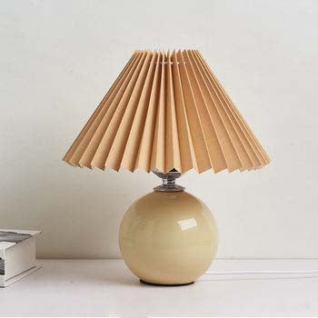 CERAMIC PLEATED TABLE LIGHT - ceramic table lamps