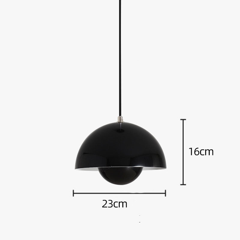 NORDIC SEMICIRCULAR PENDANT LIGHT - retro pendant light