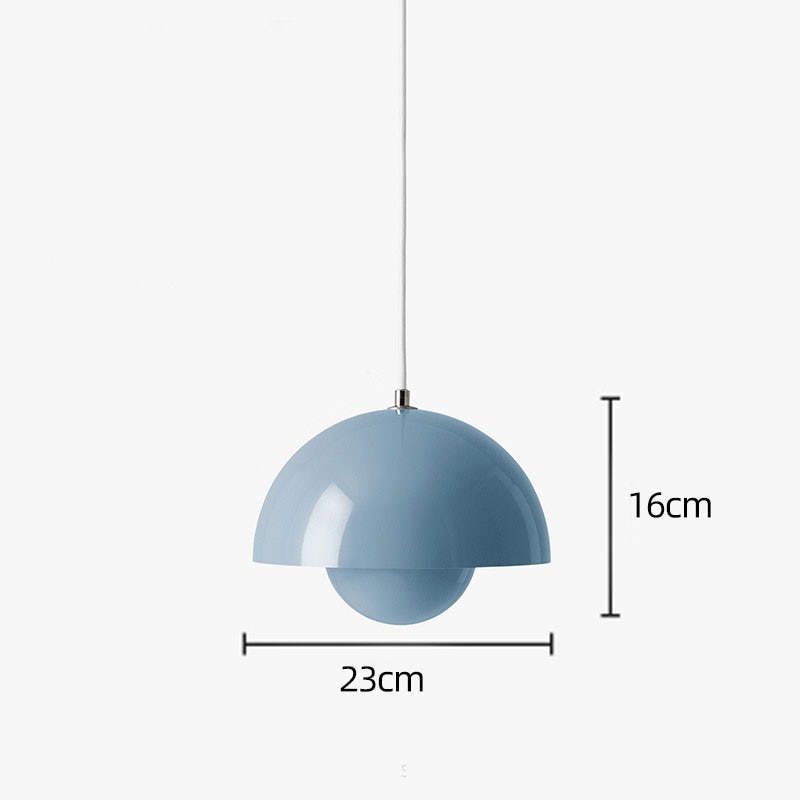 NORDIC SEMICIRCULAR PENDANT LIGHT - retro pendant light