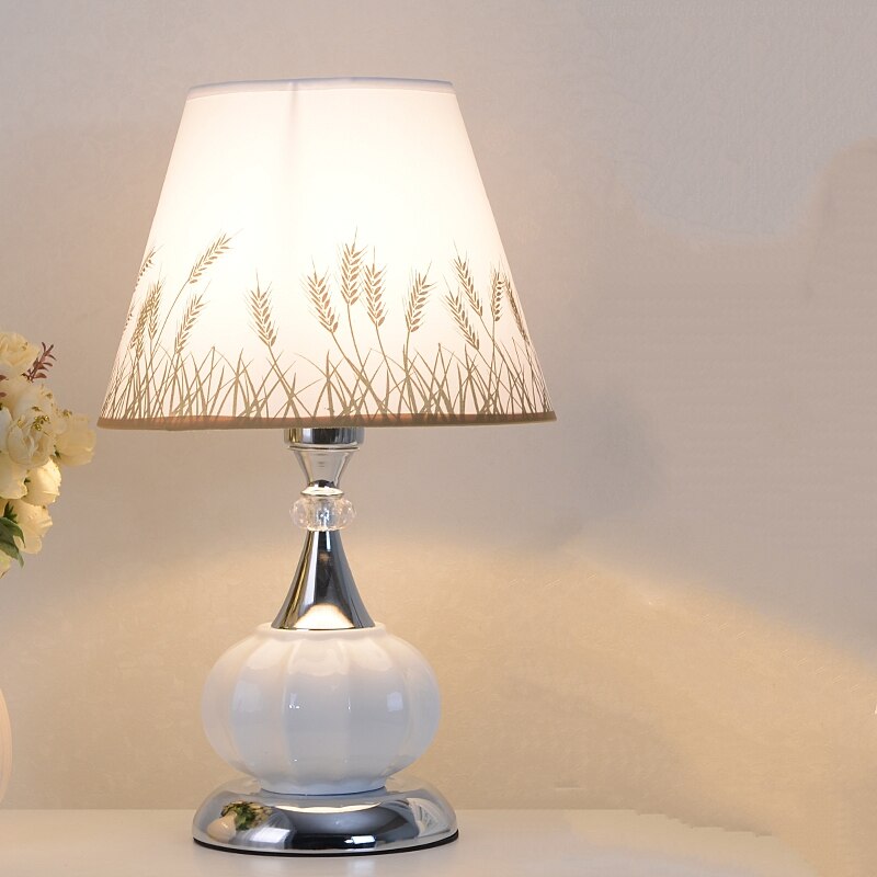 glass bedside lamps 