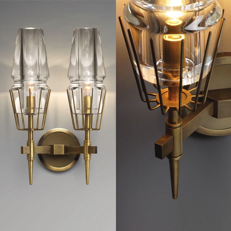 SUZETTE WALL LIGHT - GLASS WALL LIGHTS