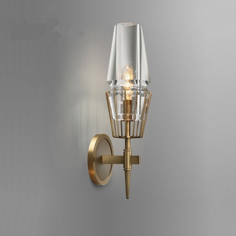 SUZETTE WALL LIGHT - GLASS WALL LIGHTS