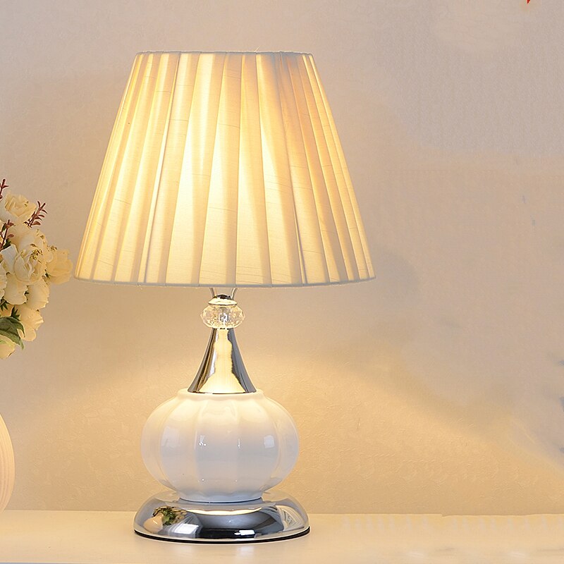 glass bedside lamps 