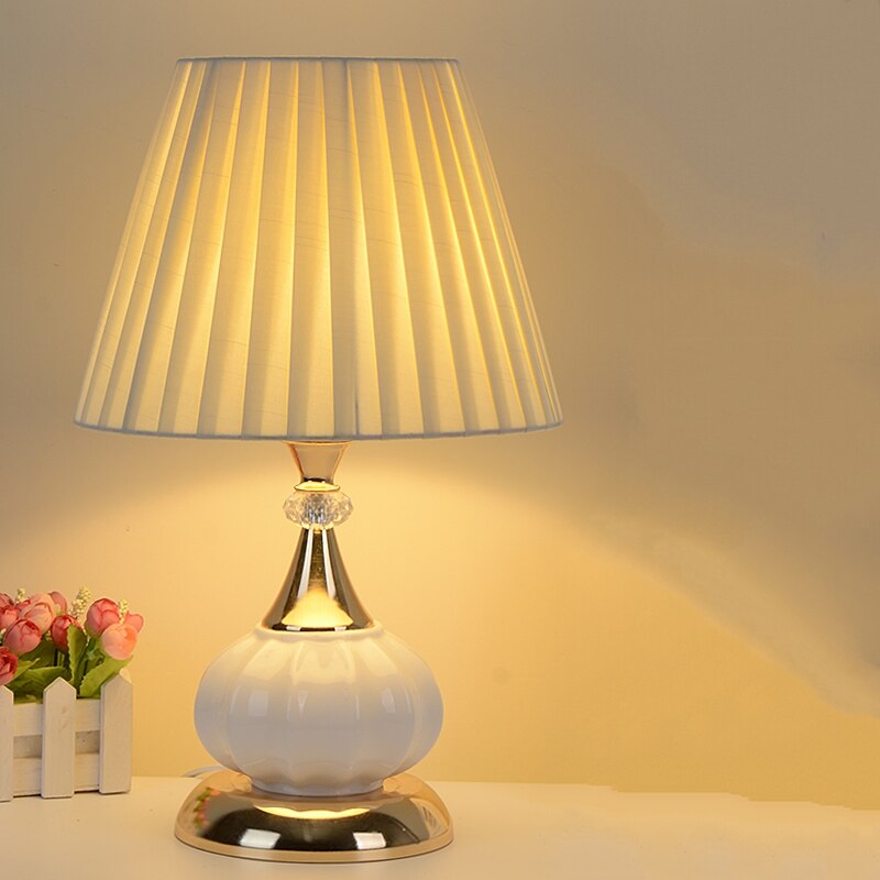 glass bedside lamps 