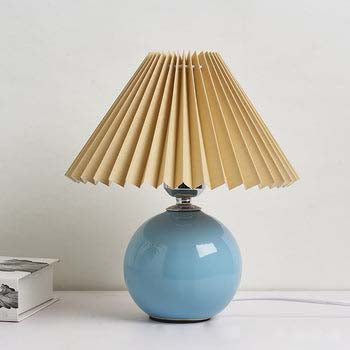 CERAMIC PLEATED TABLE LIGHT