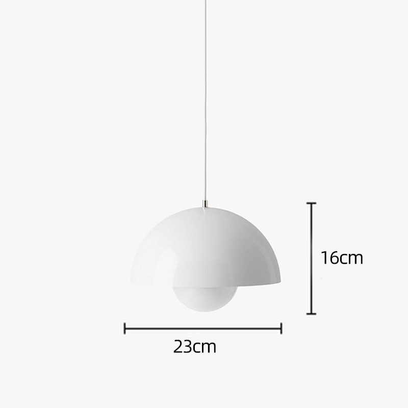 NORDIC SEMICIRCULAR PENDANT LIGHT - retro pendant light