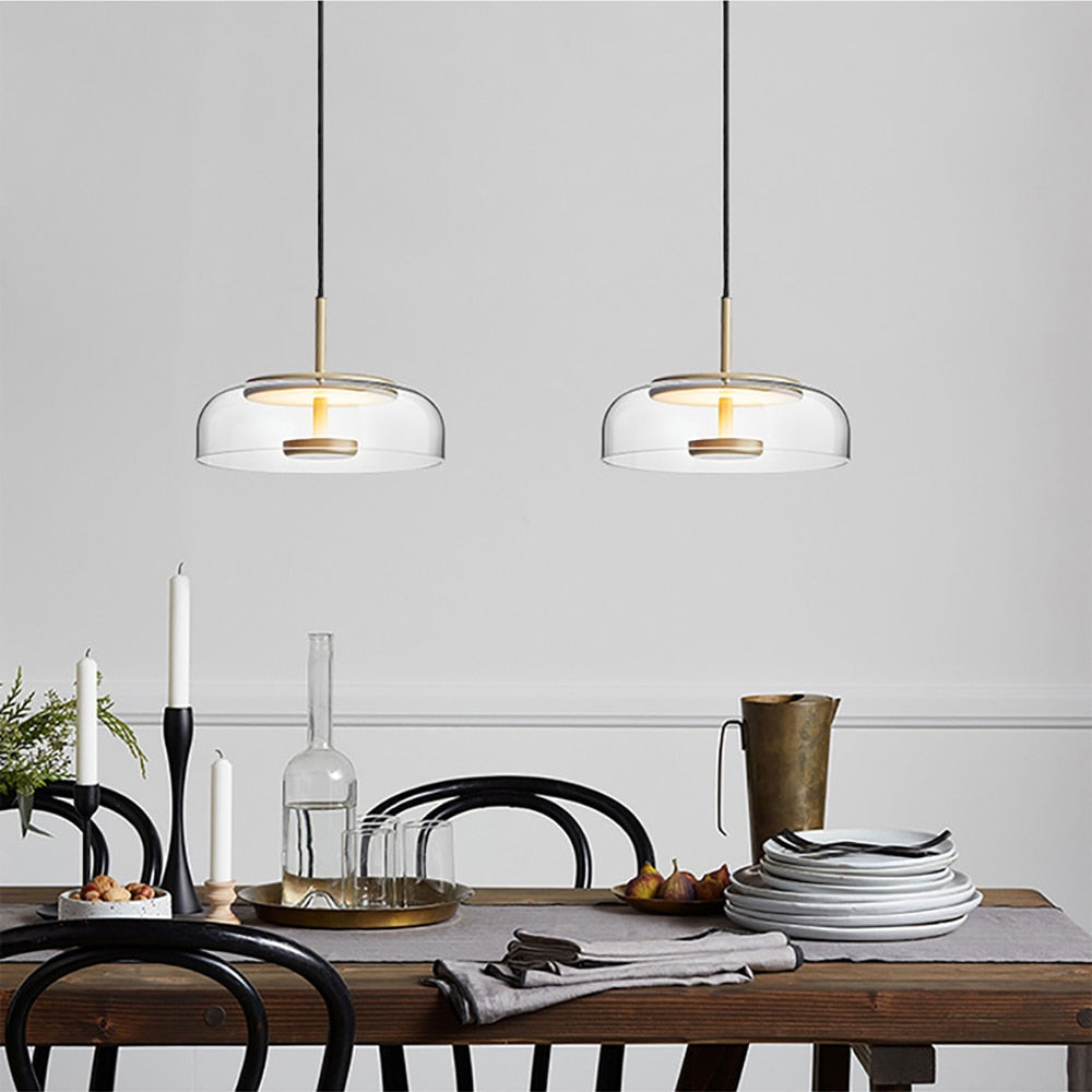 NORDIC BLOSSI PENDANT LIGHT -glass pendant light shades