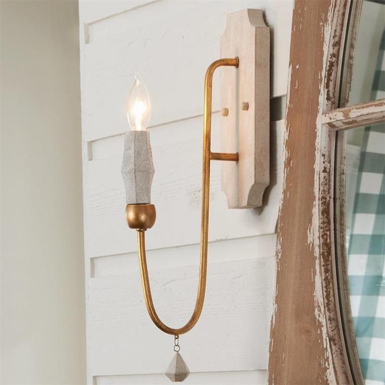 RETRO WOOD WALL LIGHT - Wooden Wall Lights 