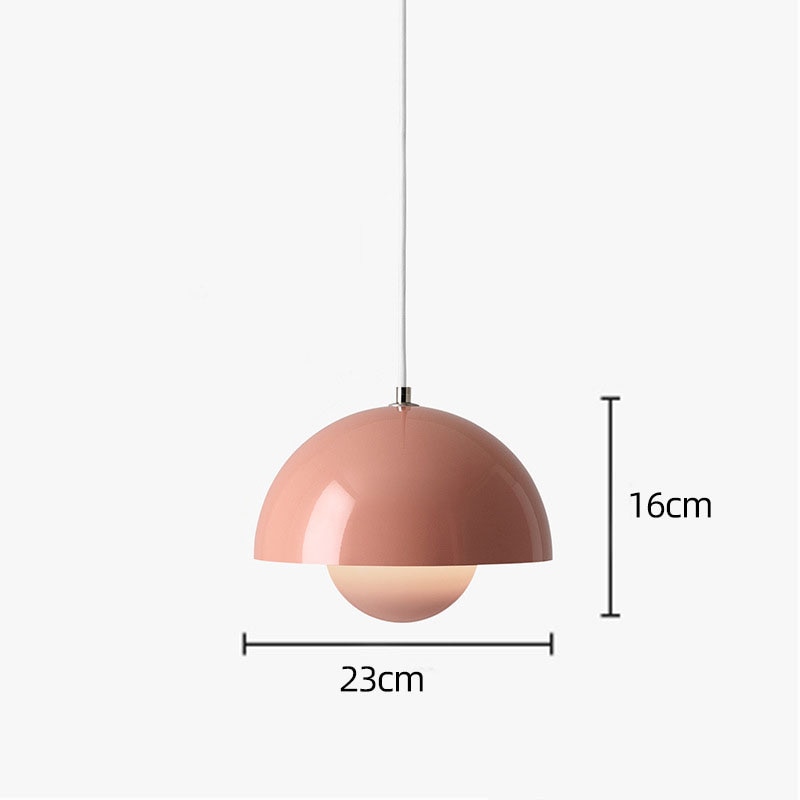 NORDIC SEMICIRCULAR PENDANT LIGHT - retro pendant light