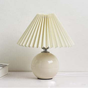 CERAMIC PLEATED TABLE LIGHT