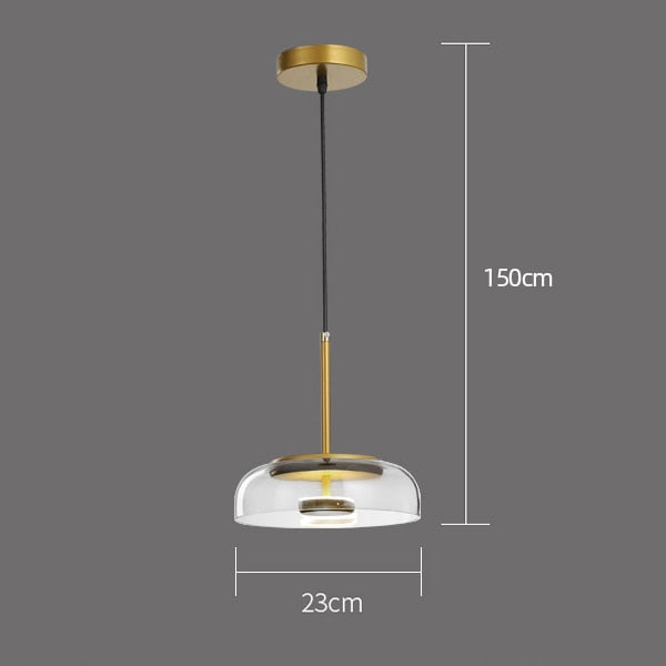 GLASS PENDANT LIGHT SHADES - ALDAWHOMES