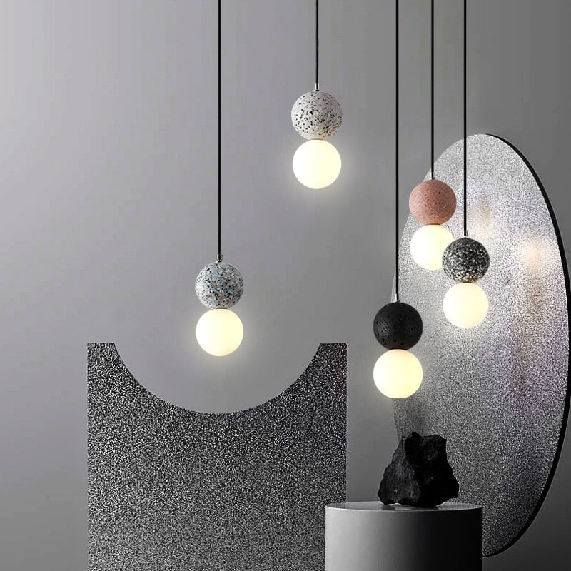 PANTHER PENDANT LIGHT - glass ball pendant light