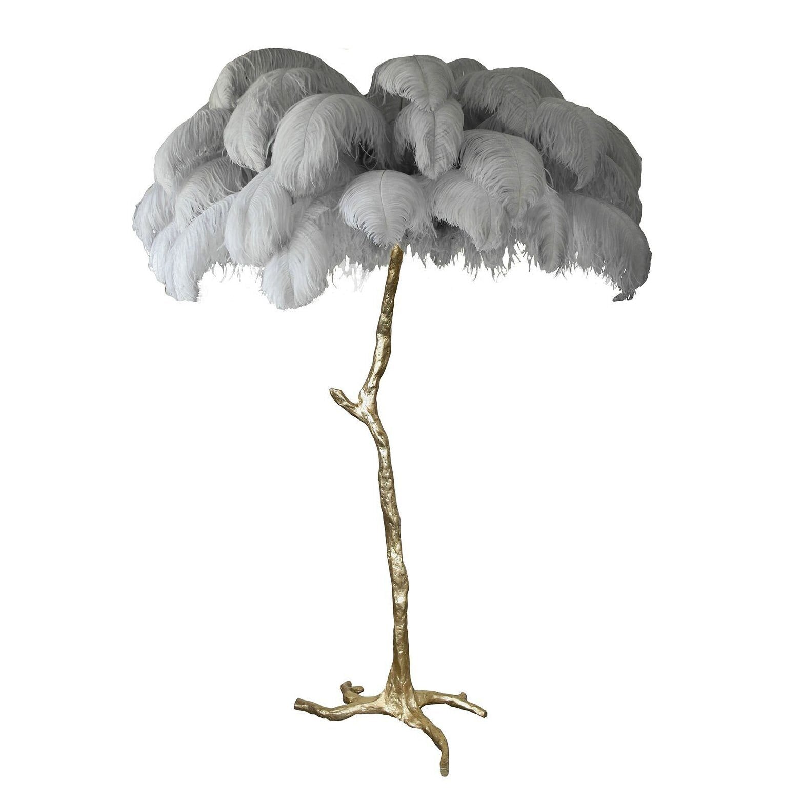 NORDIC FEATHER FLOOR LAMPS - ALDAWHOMES