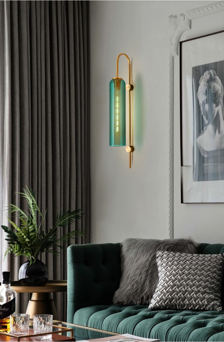 MINIMALIST GLASS TUBE WALL LIGHTS - ALDAWHOMES