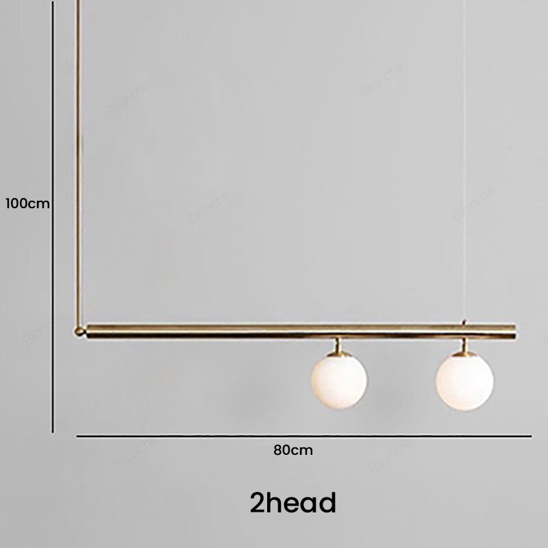 GLASS BALL PENDANT LIGHT - ALDAWHOMES 