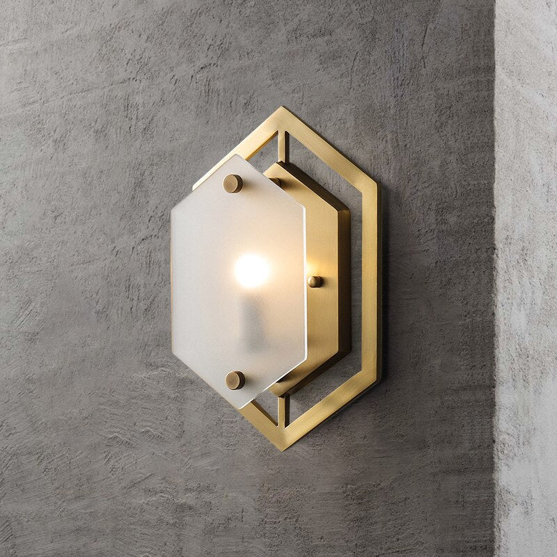 HEXAGON WALL LIGHTS - ALDAWHOMES