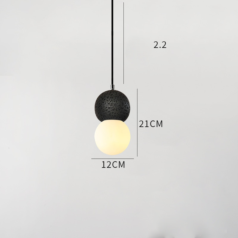 PANTHER PENDANT LIGHT - glass ball pendant light