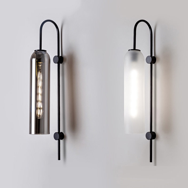 MINIMALIST GLASS TUBE WALL LIGHTS - ALDAWHOMES