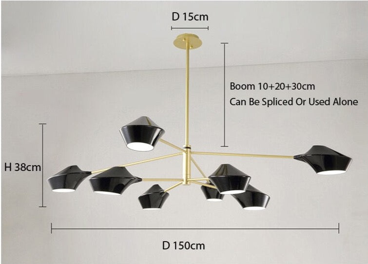 HEXAGON PENDANT LIGHT - ALDAWHOMES