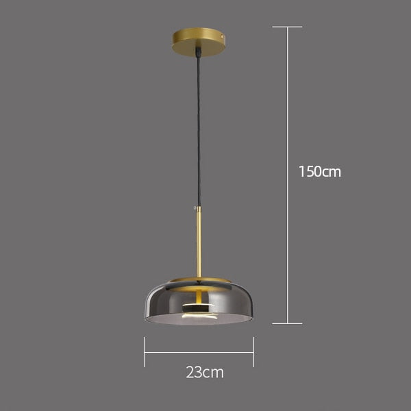 GLASS PENDANT LIGHT SHADES - ALDAWHOMES