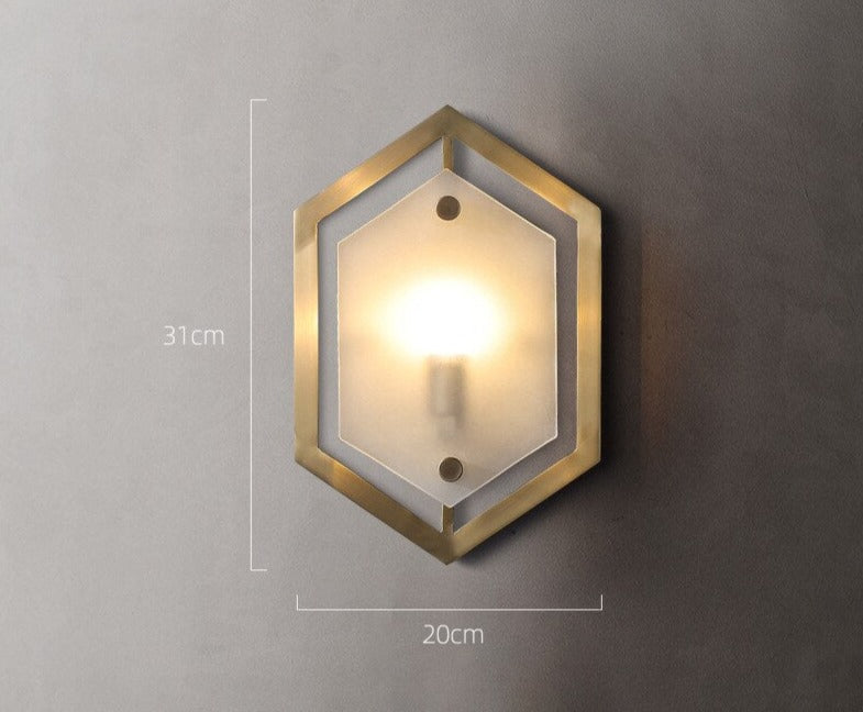 HEXAGON WALL LIGHTS - ALDAWHOMES