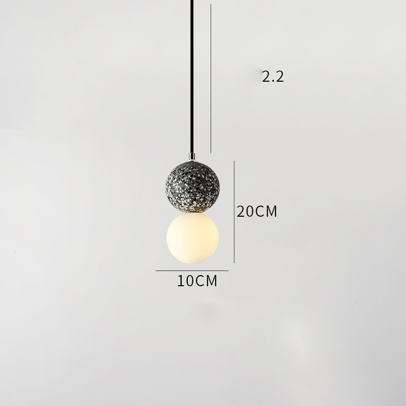 PANTHER PENDANT LIGHT - glass ball pendant light